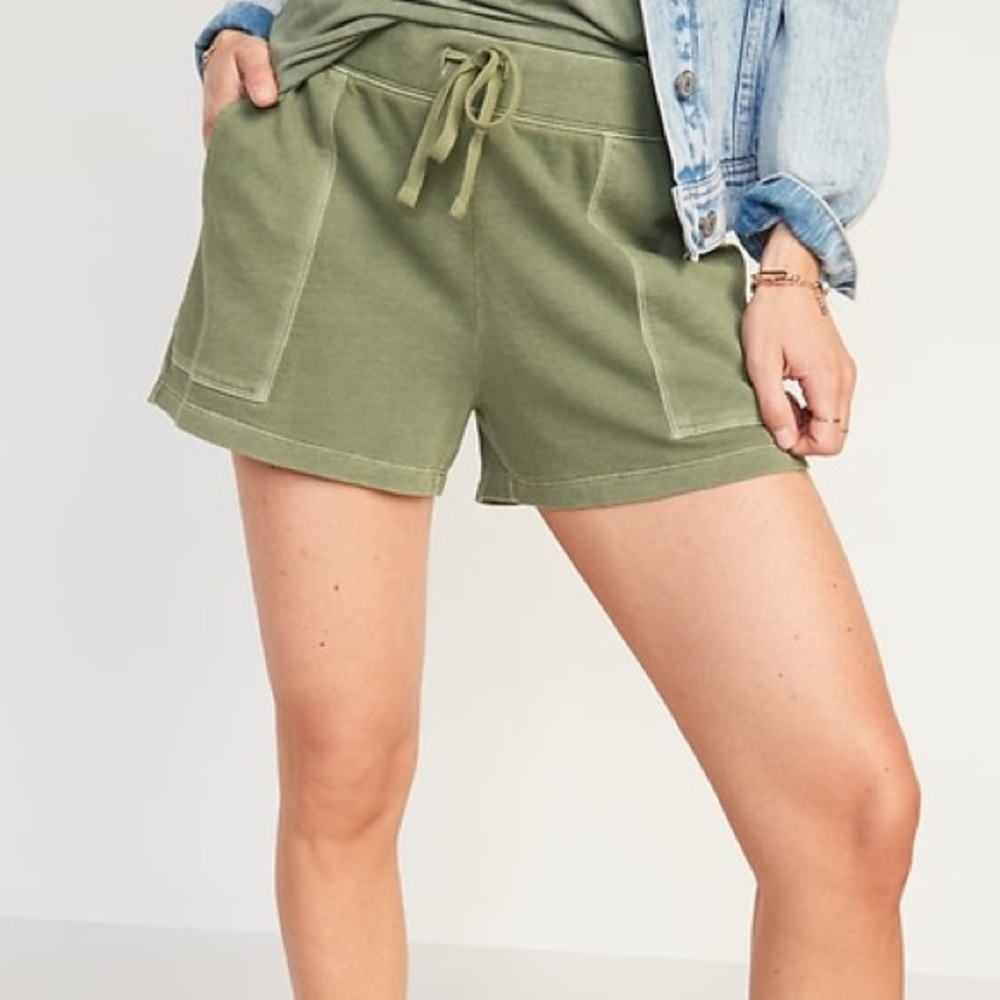 Vintage Garment-Dyed Utility Shorts -- 3-inch inseam